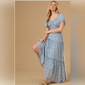 Altar'd State Catherina Floral Maxi Dress